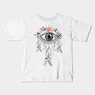 Eye Boho Abstract Kids T-Shirt